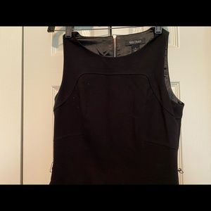 WHBM a line black dress